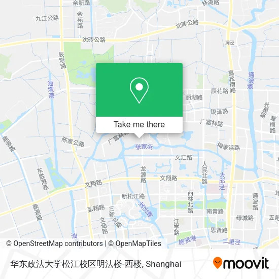 华东政法大学松江校区明法楼-西楼 map