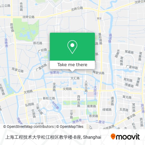 上海工程技术大学松江校区教学楼-B座 map