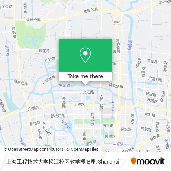 上海工程技术大学松江校区教学楼-B座 map
