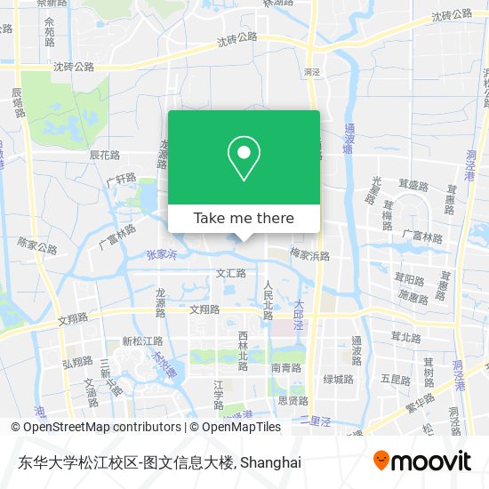 东华大学松江校区-图文信息大楼 map