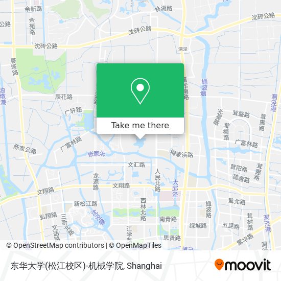 东华大学(松江校区)-机械学院 map
