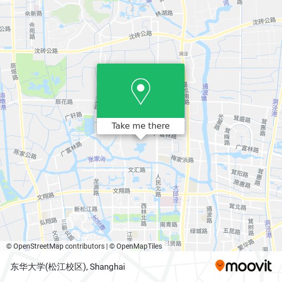 东华大学(松江校区) map