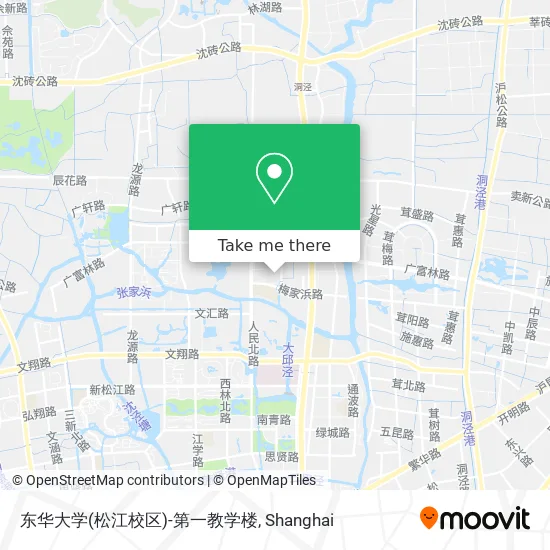 东华大学(松江校区)-第一教学楼 map