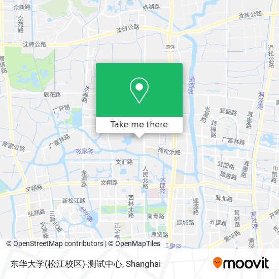 东华大学(松江校区)-测试中心 map