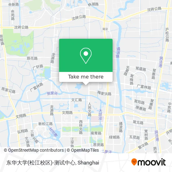 东华大学(松江校区)-测试中心 map