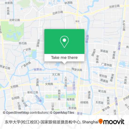 东华大学(松江校区)-国家眼镜玻搪质检中心 map