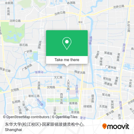 东华大学(松江校区)-国家眼镜玻搪质检中心 map
