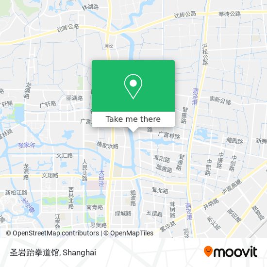 圣岩跆拳道馆 map