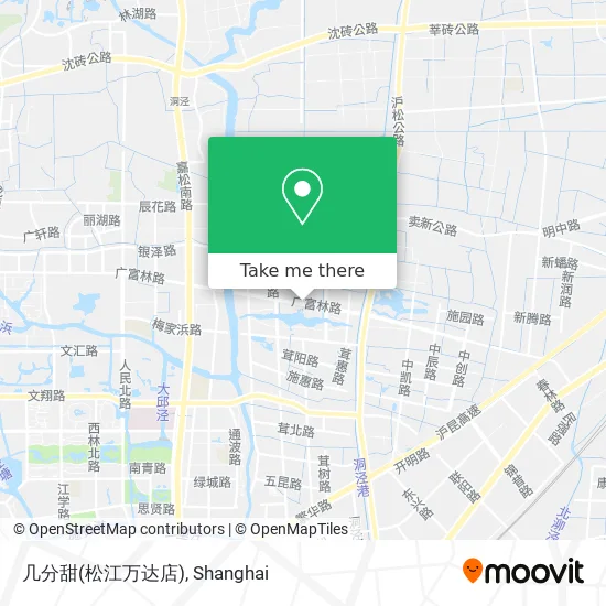 几分甜(松江万达店) map