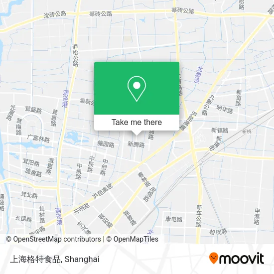 上海格特食品 map