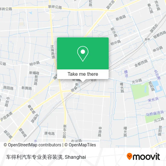 车得利汽车专业美容装潢 map