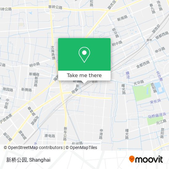 新桥公园 map