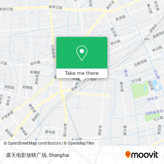 露天电影放映广场 map