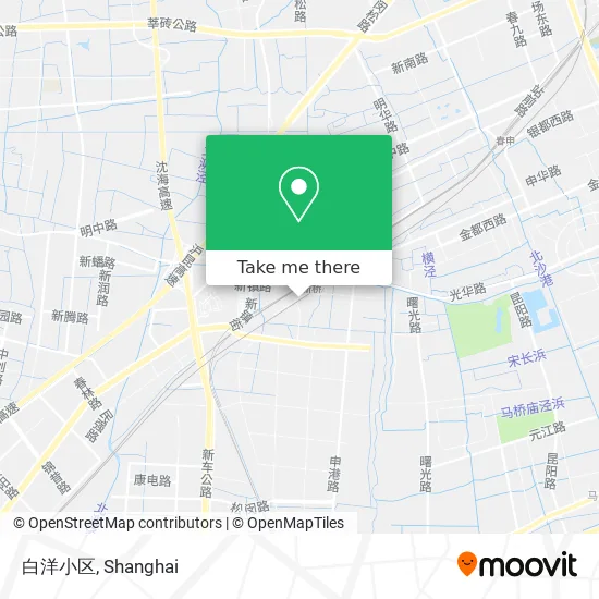 白洋小区 map