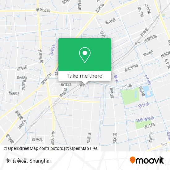 舞茗美发 map
