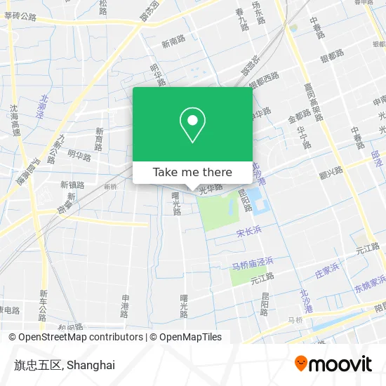 旗忠五区 map