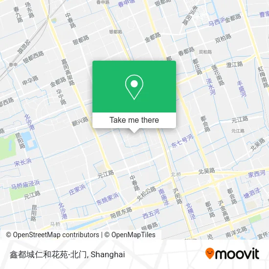 鑫都城仁和花苑-北门 map
