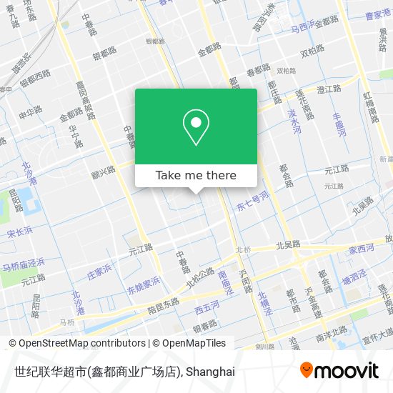 世纪联华超市(鑫都商业广场店) map