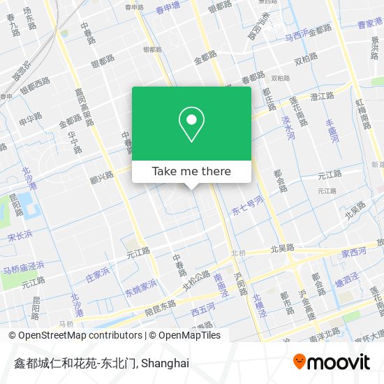 鑫都城仁和花苑-东北门 map