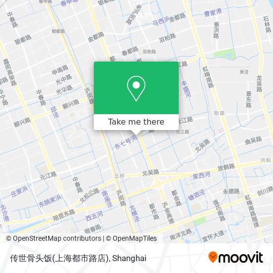 传世骨头饭(上海都市路店) map