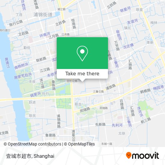 壹城市超市 map