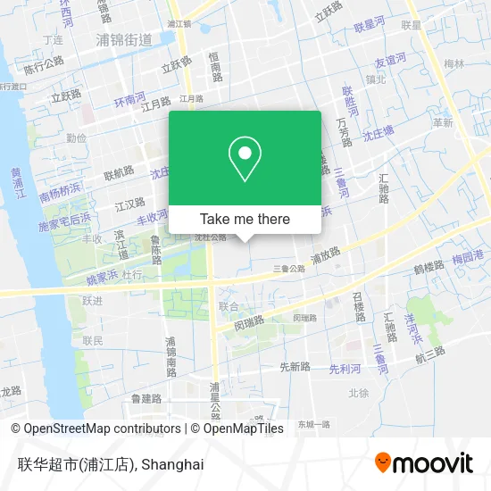联华超市(浦江店) map
