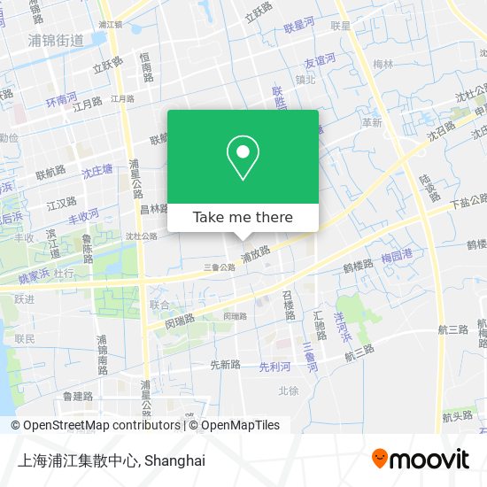 上海浦江集散中心 map