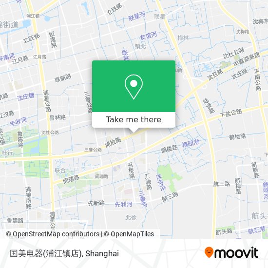 国美电器(浦江镇店) map