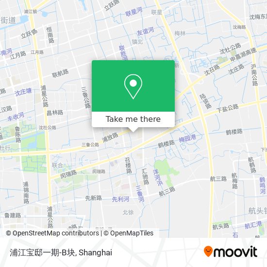 浦江宝邸一期-B块 map