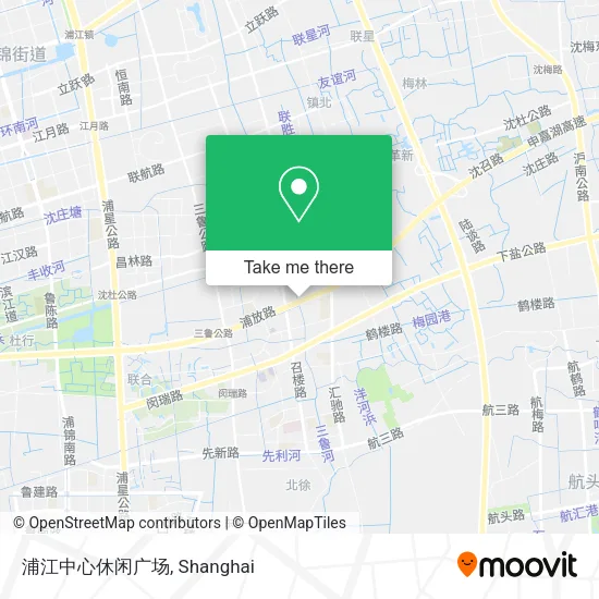 浦江中心休闲广场 map