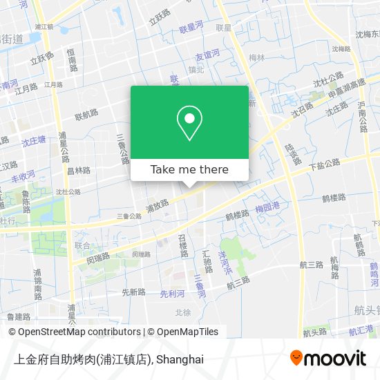 上金府自助烤肉(浦江镇店) map