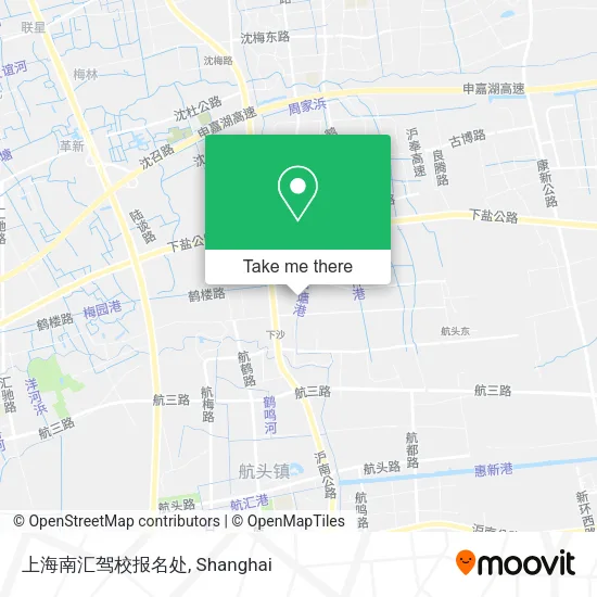 上海南汇驾校报名处 map