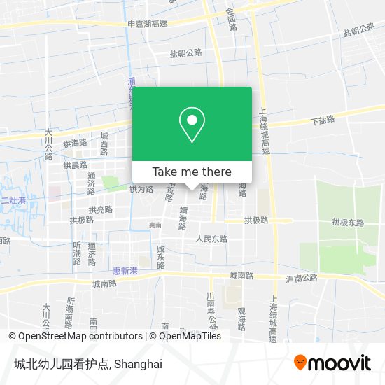 城北幼儿园看护点 map