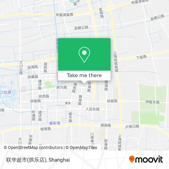 联华超市(拱乐店) map