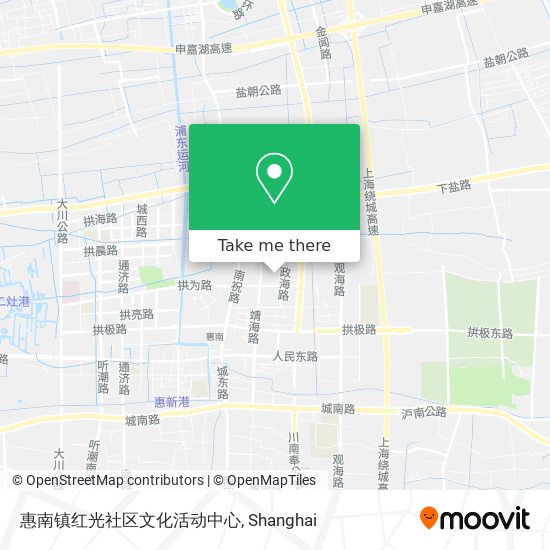 惠南镇红光社区文化活动中心 map