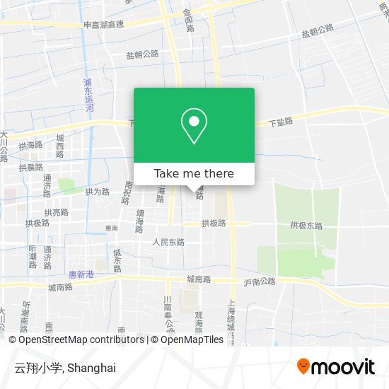 云翔小学 map