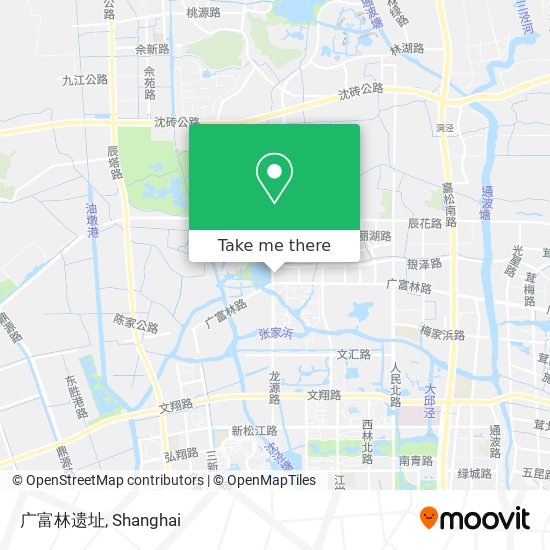 广富林遗址 map