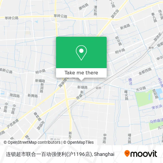 连锁超市联合一百动强便利(沪1196店) map
