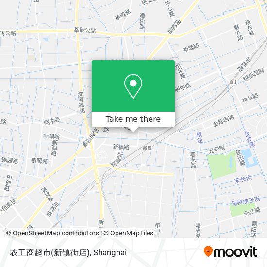 农工商超市(新镇街店) map