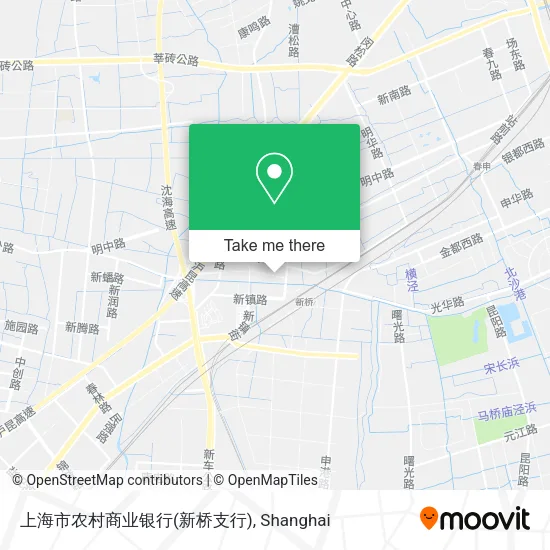 上海市农村商业银行(新桥支行) map