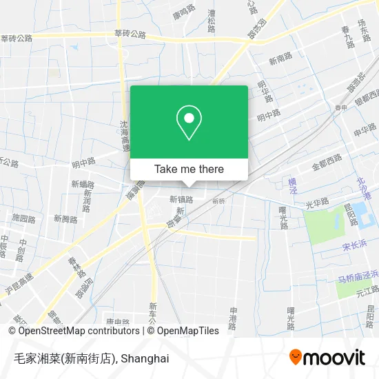 毛家湘菜(新南街店) map