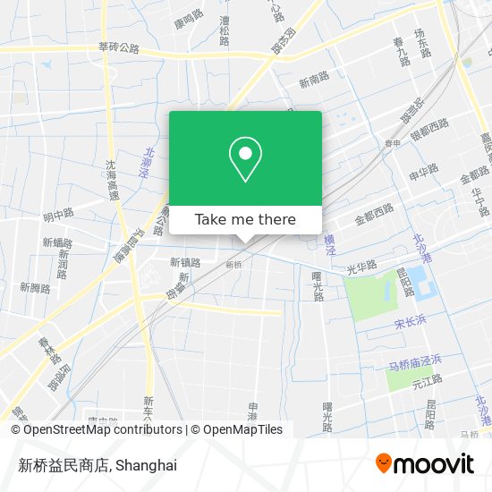 新桥益民商店 map