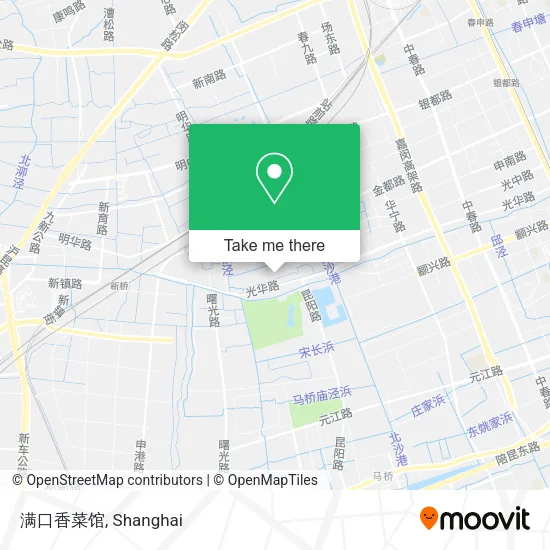 满口香菜馆 map