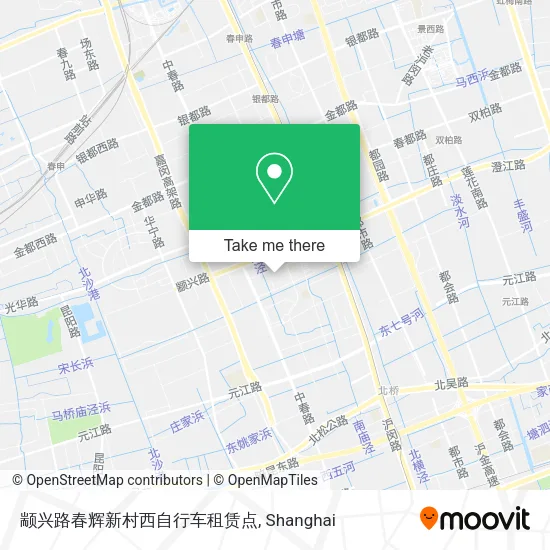颛兴路春辉新村西自行车租赁点 map