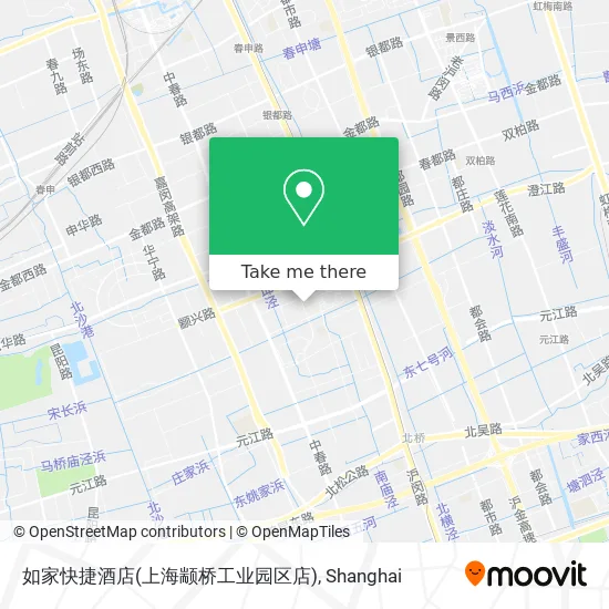 如家快捷酒店(上海颛桥工业园区店) map