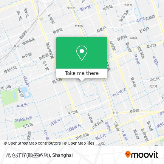 昆仑好客(颛盛路店) map