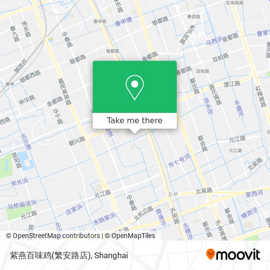 紫燕百味鸡(繁安路店) map