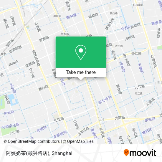 阿姨奶茶(颛兴路店) map