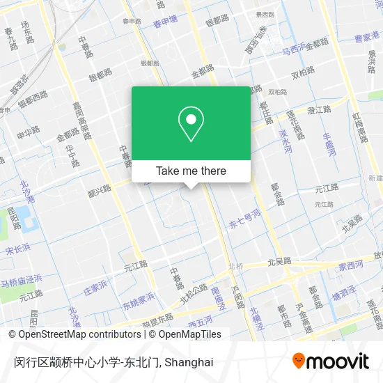 闵行区颛桥中心小学-东北门 map