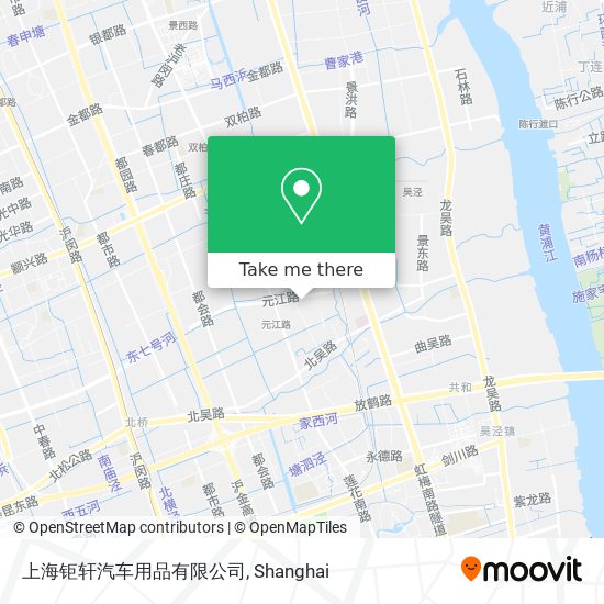 上海钜轩汽车用品有限公司 map